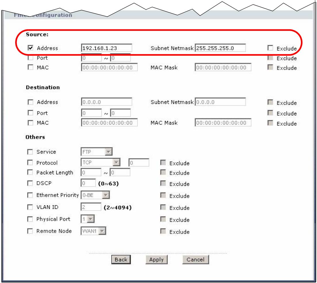 ZYXEL LTE7460 - QoS Class Setup Example - 5
