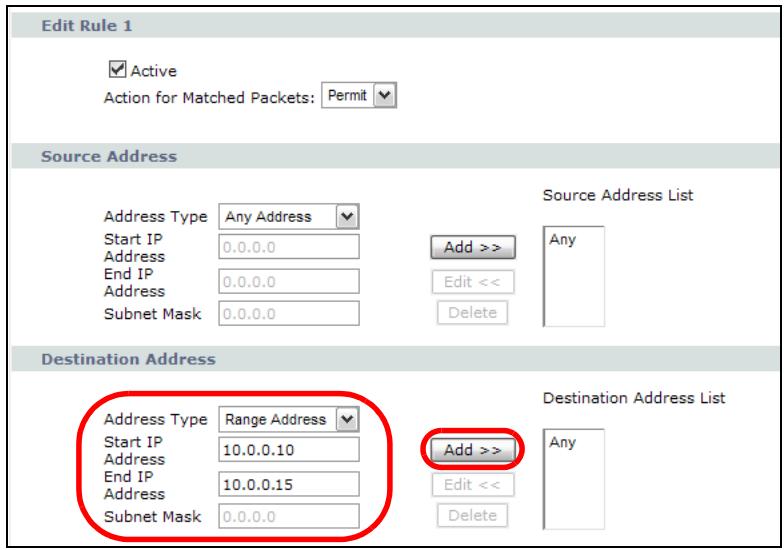 ZYXEL LTE7460 - Firewall Rule Setup Example - 3