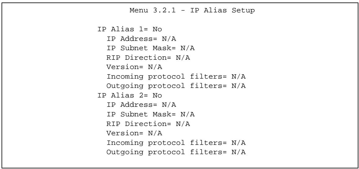 ZYXEL LTE7460 - LAN IP Alias - 1