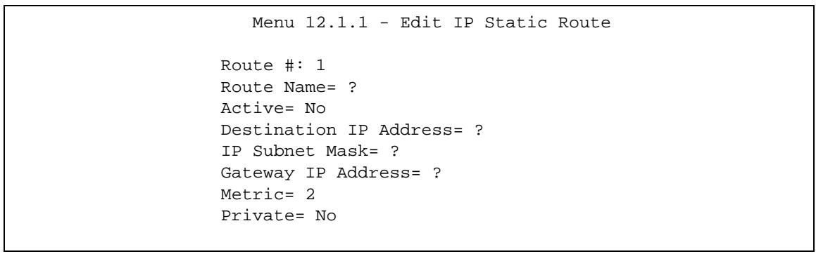 ZYXEL LTE7460 - IP Static Route Setup - 1
