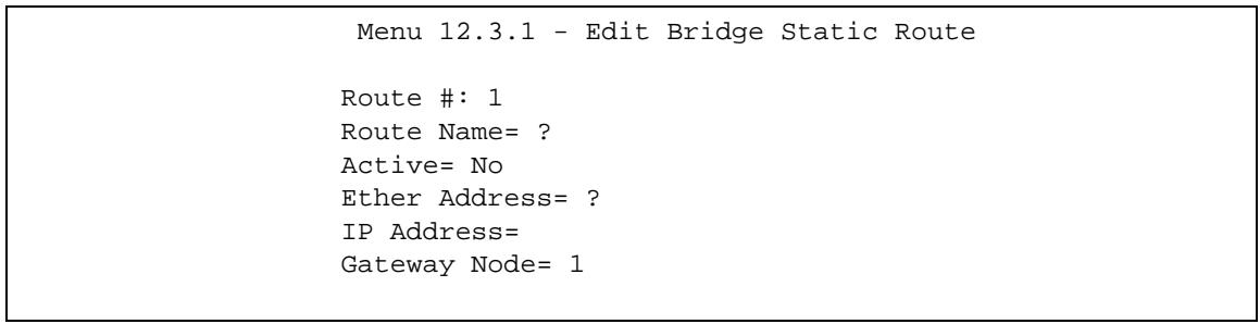 ZYXEL LTE7460 - Bridge Static Route Setup - 2