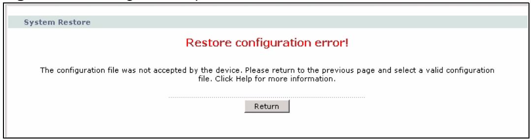 ZYXEL LTE7460 - Do not turn off the P-793H v2 while configuration file upload is in progress. - 3