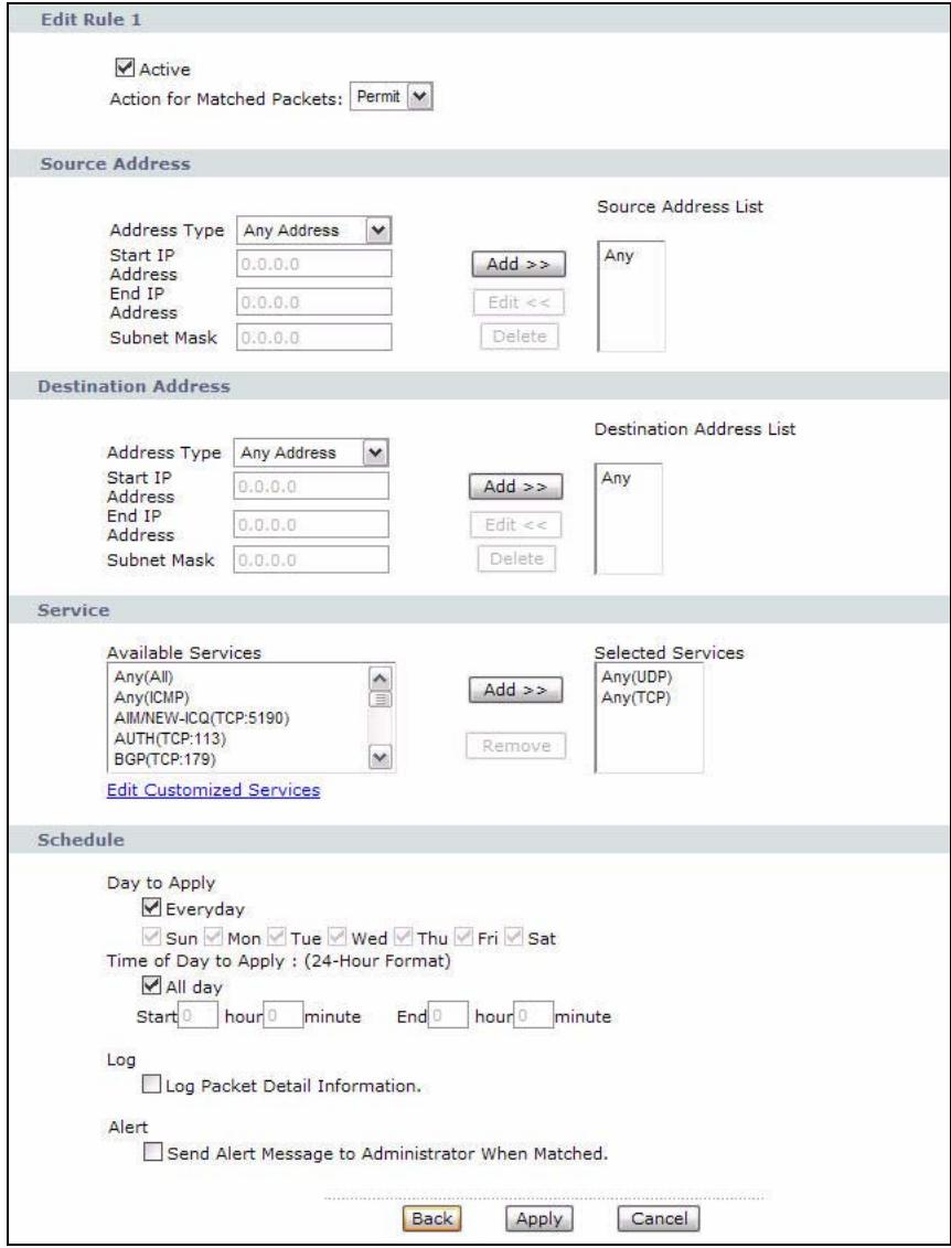 ZYXEL LTE7460 - Configuring Firewall Rules - 1