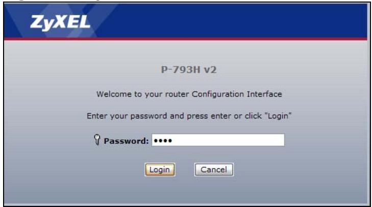 ZYXEL LTE7460 - Accessing the Web Configurator - 1