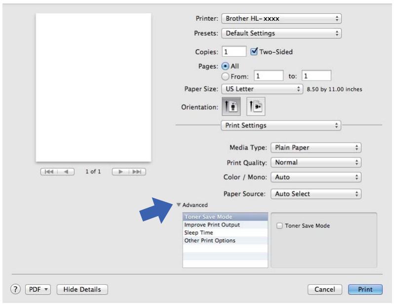 BROTHER HL-L9310CDW - Advanced print settings - 1