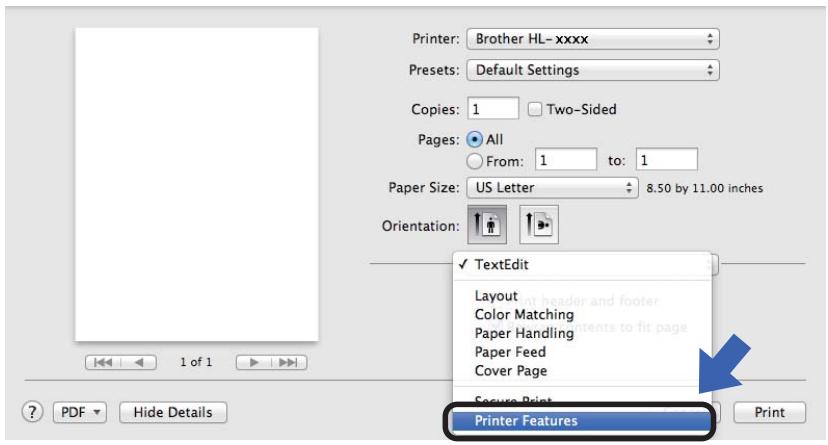 BROTHER HL-L9310CDW - Choosing printing options - 1
