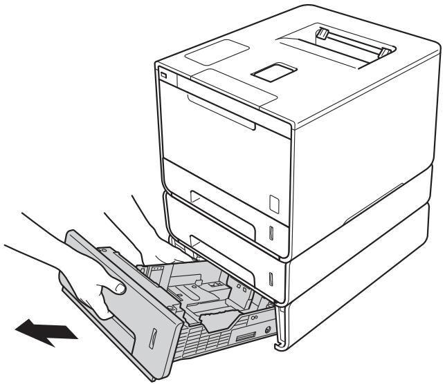 BROTHER HL-L9310CDW - Loading paper in the optional lower tray (if equipped) - 1