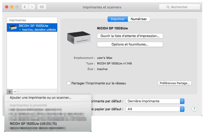 RICOH SP 5300DN - Cliquez sur « Ajouter une imprimante ou un scanner ». - 1