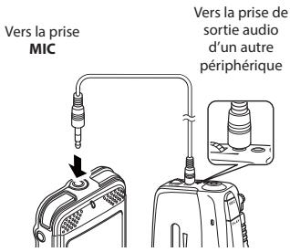OLYMPUS DS-5500 PREMIUM - Enregistrement du son d'un autre périphérique avec cet enregistreur - 1