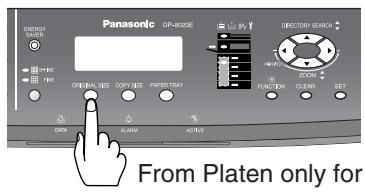 PANASONIC FP-7113 - Set the originals up to the Upper Limit Indicator (A) - 26