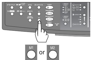PANASONIC FP-7113 - To recall a job stored in memory - 2