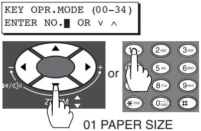 PANASONIC FP-7113 - Changing the Paper Size (Paper Tray) - 4
