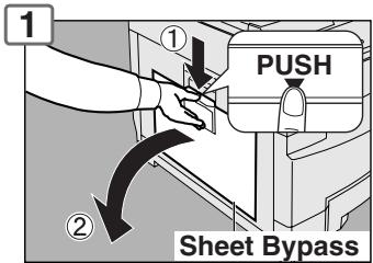 PANASONIC FP-7113 - Adding Paper (Sheet Bypass) - 1