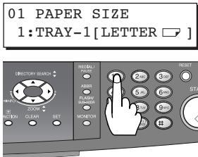 PANASONIC FP-7113 - Changing the Paper Size (Paper Tray) - 6