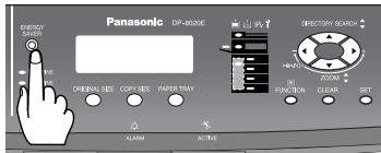 PANASONIC FP-7113 - To store a job in memory - 2