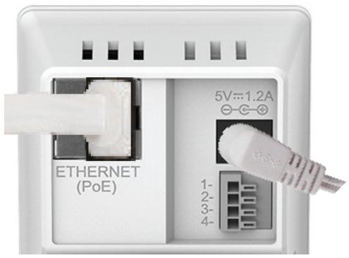 D-LINK 1008D - Branchez l'adaptateur secteur externe (facultatif) - 1