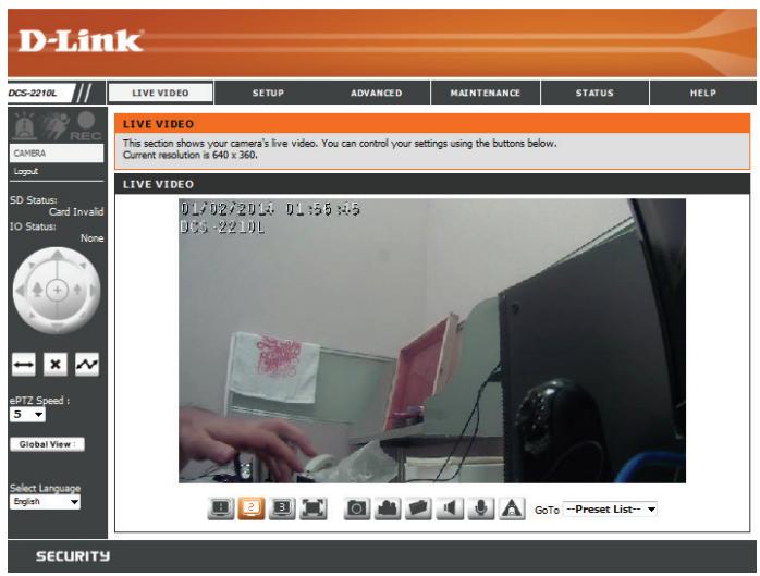 D-LINK 1008D - Védo en direct - 1