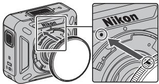 NIKON CAMERA KEYMISSION 360 - Fixation de la protection d'objectif/protection d'objectif sous-marine - 1