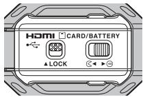 HOMI CARD/BATTERY ▲LOCK ←→