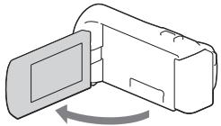 SONY HDR-AS50 - Pour utiliser votre caméscope raccordé à la prise murale - 1
