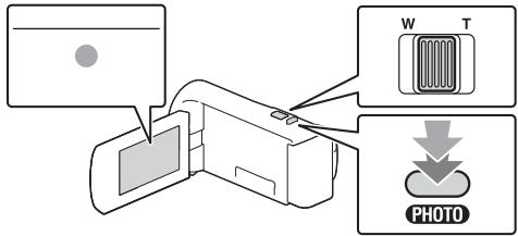 SONY HDR-AS50 - Ouvrez l'écran LCD et appuyez sur START/STOP pour commencer à enregistrer. - 4