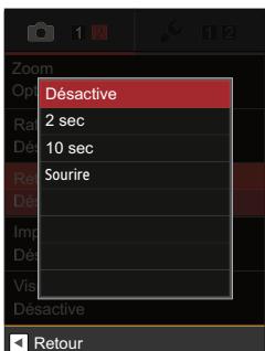 KODAK SP1 PACK EXPLORER - Paramètres du retardateur - 1