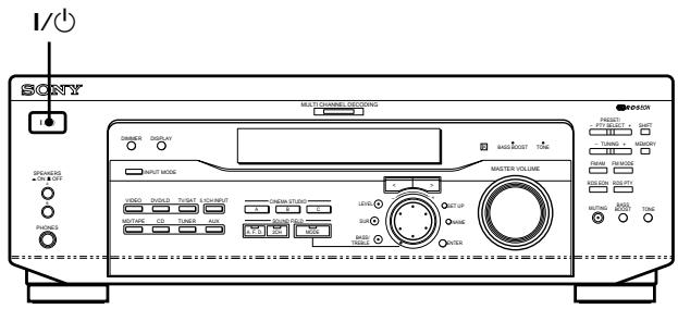 SONY STR-K 790 - Het geheugen van de tuner/versterker wissen - 1
