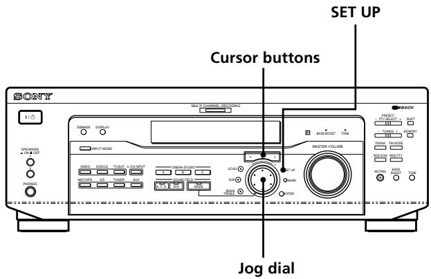 SONY STR-K 790 - Hooking Up and Setting Up the Speaker System - 1