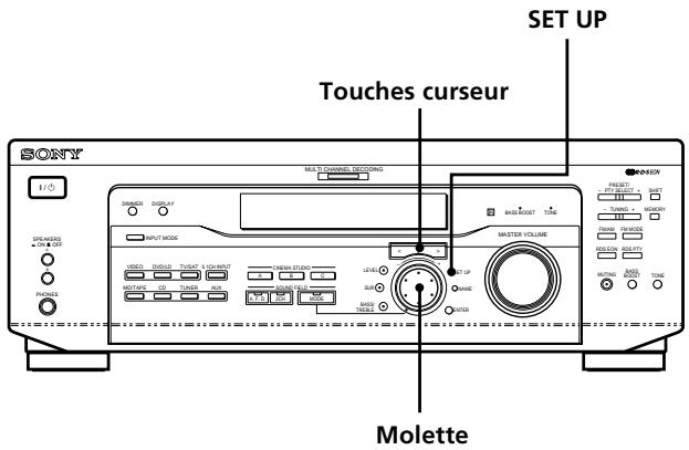 SONY STR-K 790 - Raccordement et configuration du système acoustique - 1