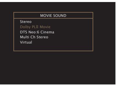 MARANTZ SR7011 - Switching the sound mode - 1