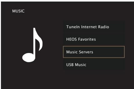 MARANTZ SR7011 - Playing back files stored on a PC or NAS - 1
