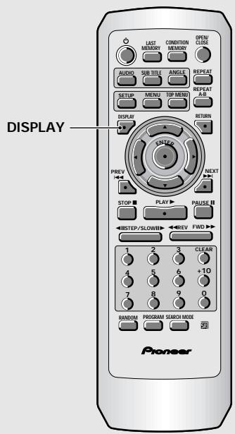 PIONEER BDP-100 - Consultation des informations propres au disque - DVD/Video CD/CD - 1