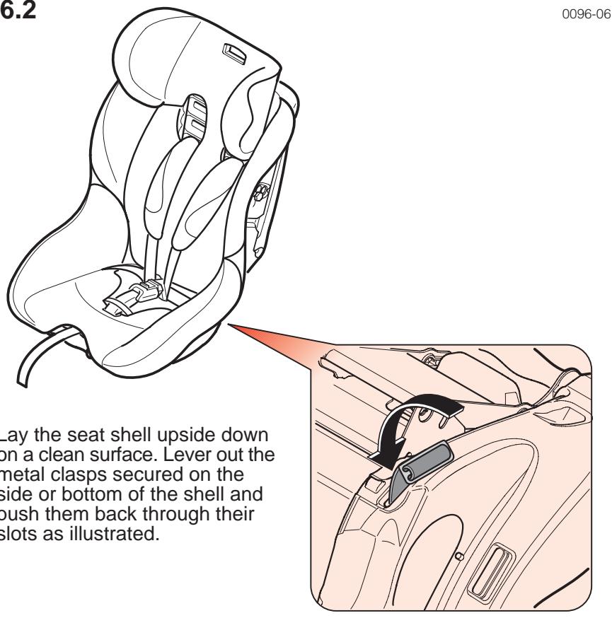 CONCORD REVERSO PLUS AVIS - Removing the cover / removing the pelvic insert - 1