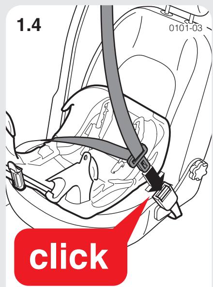 CONCORD REVERSO PLUS AVIS - Rear-facing installation (from birth to 13 kg) - 1