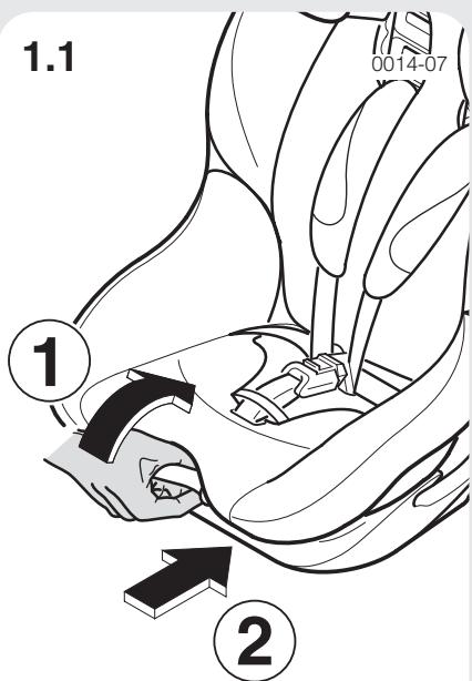 CONCORD REVERSO PLUS AVIS - Rear-facing installation (from birth to 13 kg) - 1