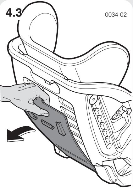 CONCORD REVERSO PLUS AVIS - Adjusting the seat to the child's size / adjusting the head support and harness - 4