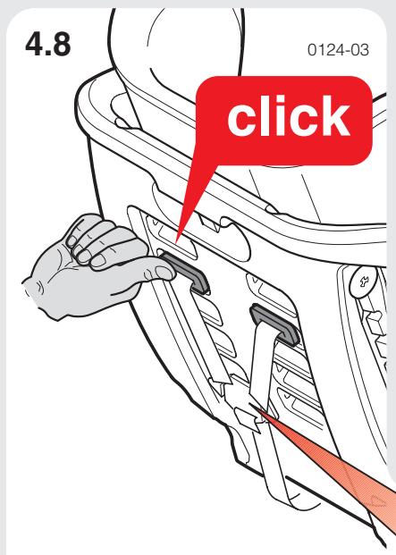 CONCORD REVERSO PLUS AVIS - Adjusting the seat to the child's size / adjusting the harness / shortening the belts - 1