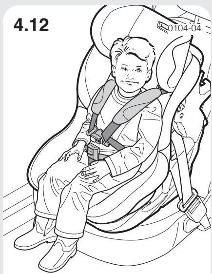 CONCORD REVERSO PLUS AVIS - Adjusting the head support / adjusting the seat to the child's size - 1