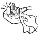 SONY RM-ED054 - Cleaning the mains plug - 2