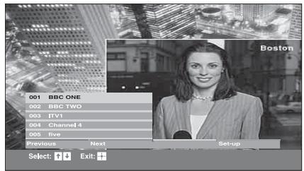 SONY RM-ED054 - Using the Favourite list DVB\* - 1