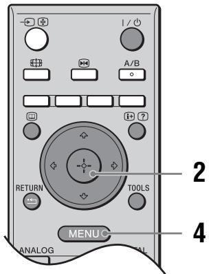 SONY RM-ED054 - 7: Auto-tuning the TV - 1