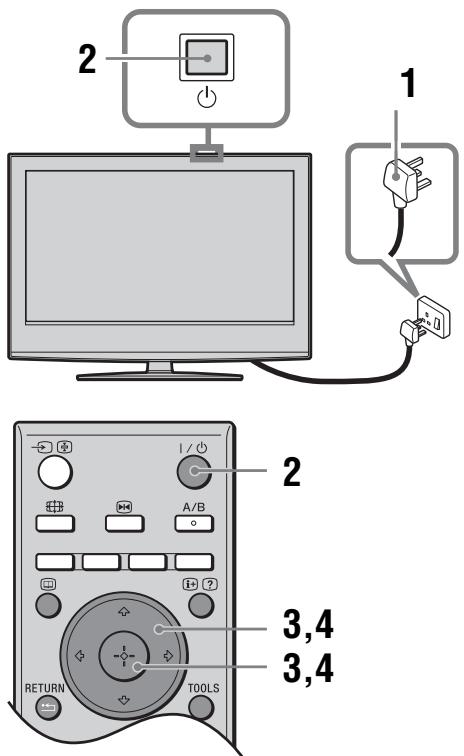 SONY RM-ED054 - 6: Selecting the language and country/region - 1