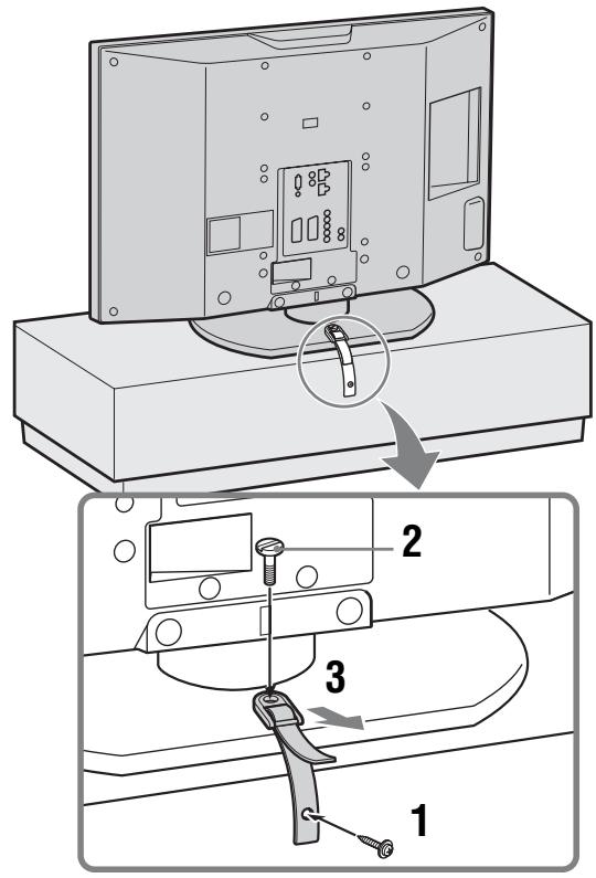 SONY RM-ED054 - 4: Preventing the TV from toppling over - 1