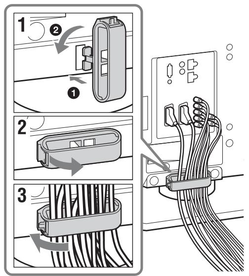 SONY RM-ED054 - 5: Bundling the cables - 1