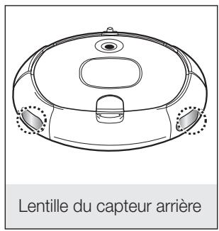 SAMSUNG POWERBOT VR7000M - Nettoyage de la lentille du capteur et de la caméra - 5