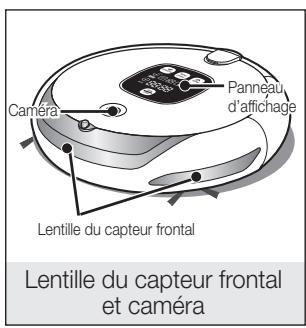 SAMSUNG POWERBOT VR7000M - Nettoyage de la lentille du capteur et de la caméra - 3