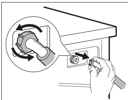 AEG-ELECTROLUX L8WED164C - Nettoyage du filtré du tuyau d'arrivée d'eau et filtré de la vanne - 2