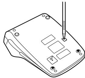 SHARP EL-738 F - Réinitialisation de l'appareil - 1