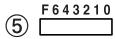 SHARP EL-738 F - Selectiond'arrondi: - 1