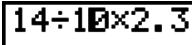 CASIO GRAPH 35+ PROGRAMME - Pour faire des corrections dans le calcul d'origine - 7